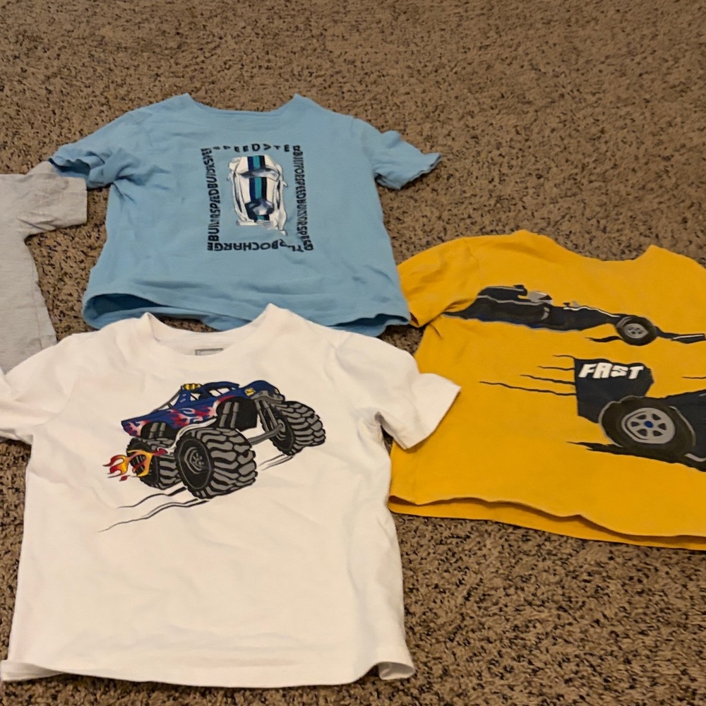 Garanimals White and Blue T-Shirt Set